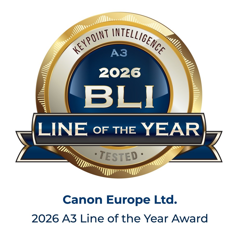CANON GANA EL PREMIO BLI 2026 DE KEYPOINT INTELLIGENCE